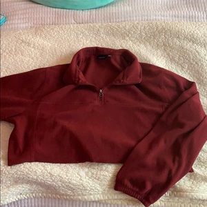 cute cropped thrifted sweater